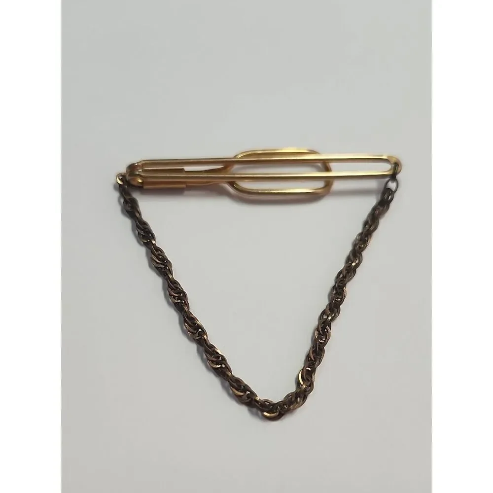 VINTAGE SWANK 1/20 12K GOLD FILLED TIE CLIP/CLASP